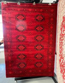 Crimson Nomad Medallion Rug 160x230
