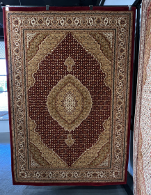 Royal Burgundy Medallion Rug 160x230