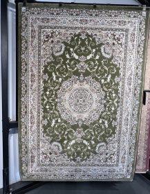 Olive Heritage Floral Medallion Rug 160x230
