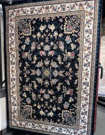 Midnight Garden Floral Persian Rug 150x225
