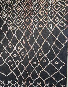 Midnight Diamond Moroccan Rug