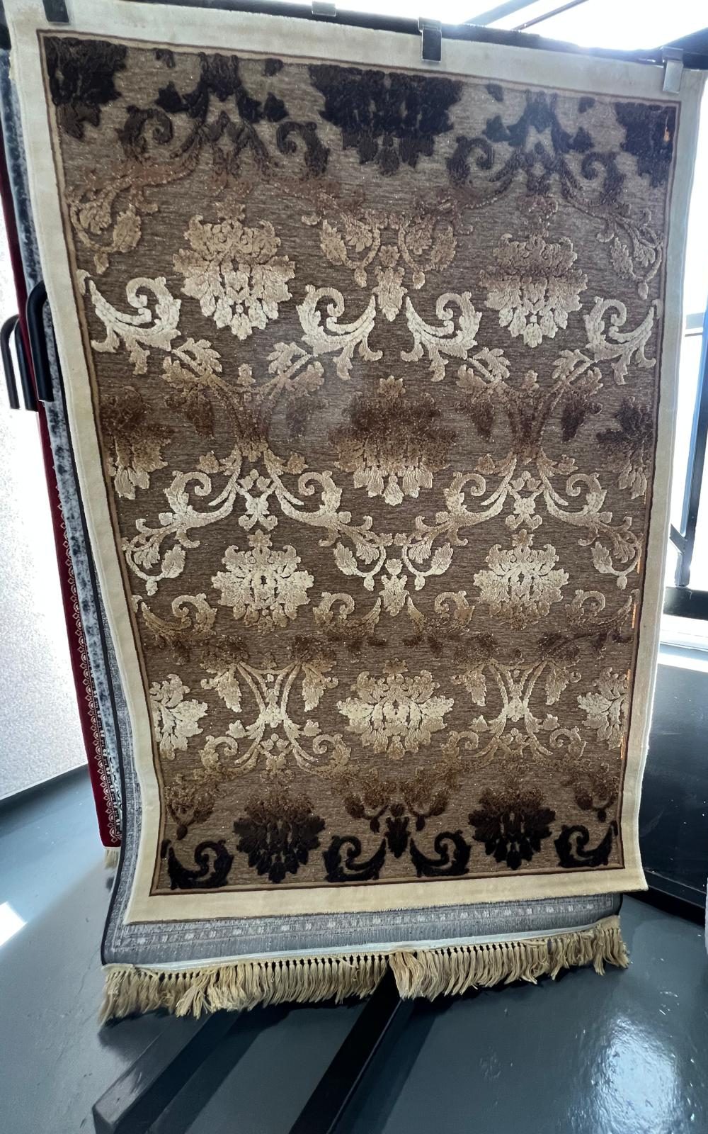 Mocha Heritage Floral Rug 120x170